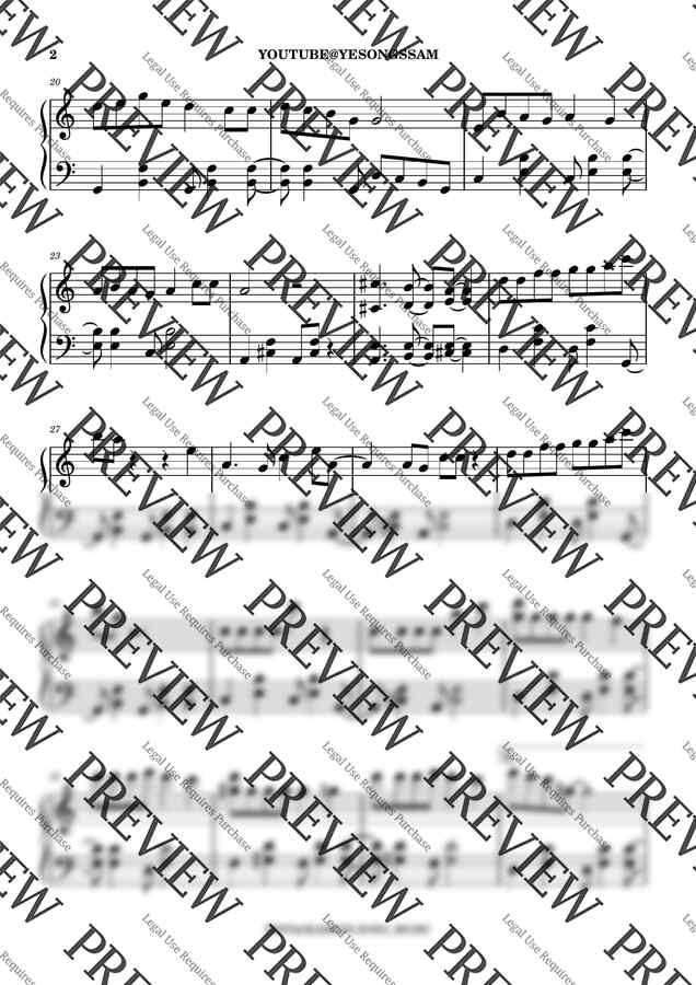 AKMU(악뮤) - Hero(히어로) (다장조풀버전) by 예송쌤1