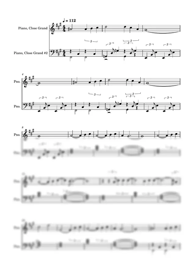 Elevation Worship - When Wind Meets Fire (PIANO SHEET)