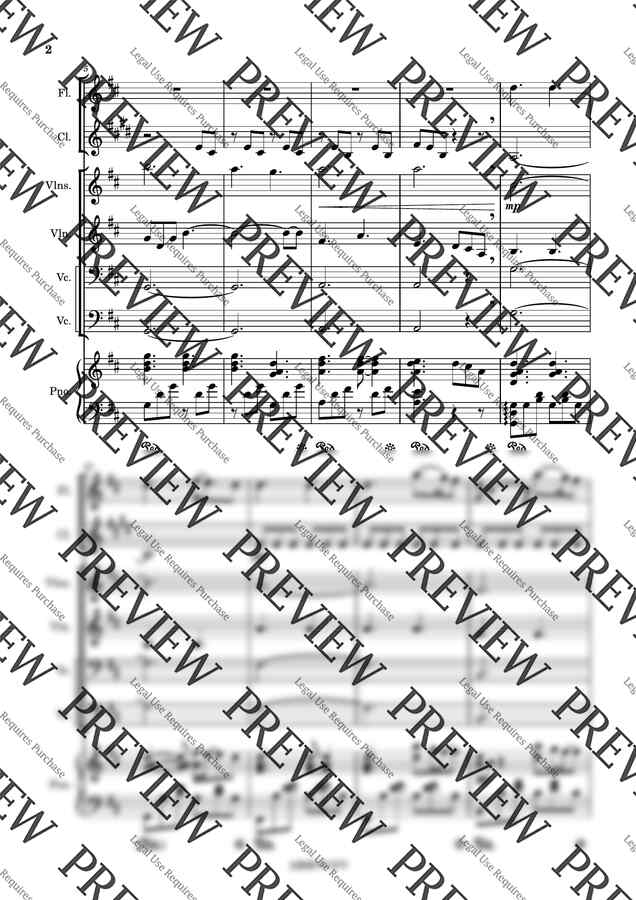 A Thousand years-[결혼식 축가][플루트][클라리넷][바이올린][첼로][피아노]1