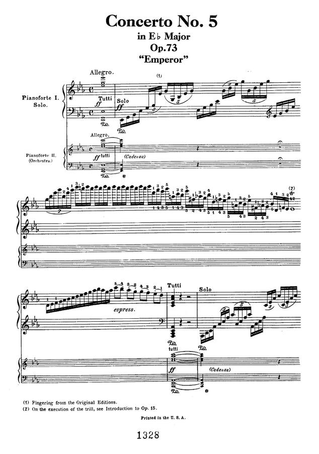 L.V.Beethoven (베토벤) - Piano Concderto No.5, Op.73 ‘Emperor’ (황제)0