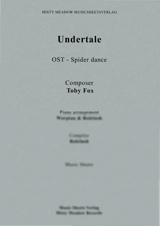 Toby Fox - Undertale OST: 059 - Spider Dance