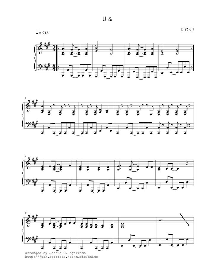 K-ON - u&i0