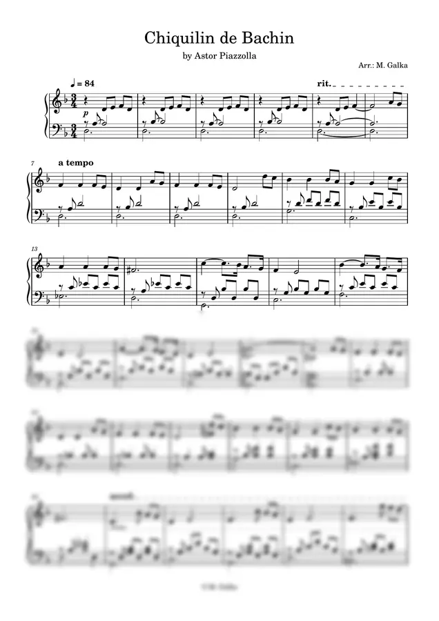 Astor Piazzolla - Chiquilin de Bachin