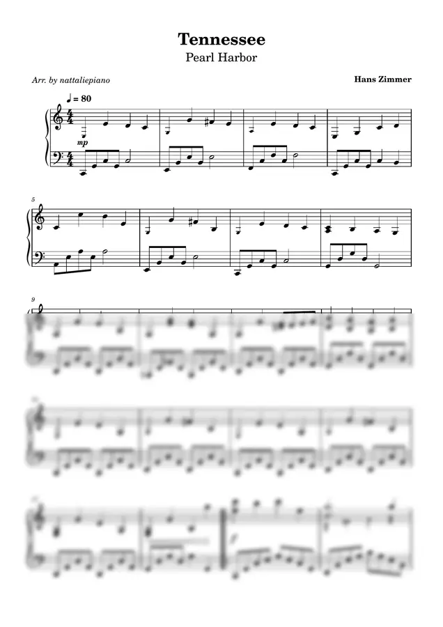 Hans Zimmer - Tennessee (Pearl Harbor OST)