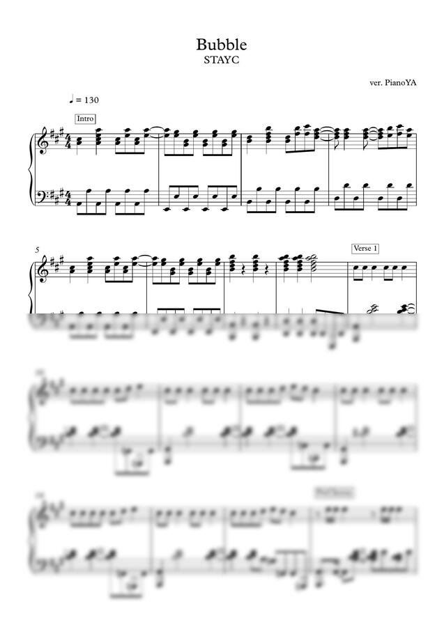 STAYC Bubble By PianoYA stayc-bubble-by-pianoya