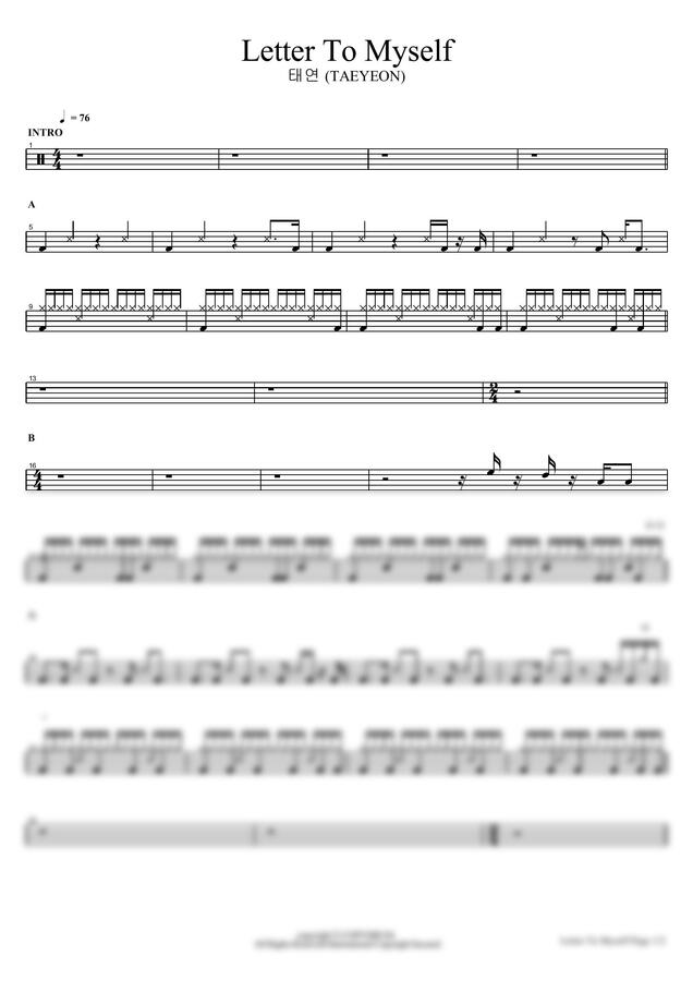 태연 (TAEYEON) - Letter To Myself by COPYDRUM0