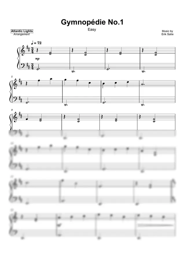 Erik Satie - Gymnopédie No.1