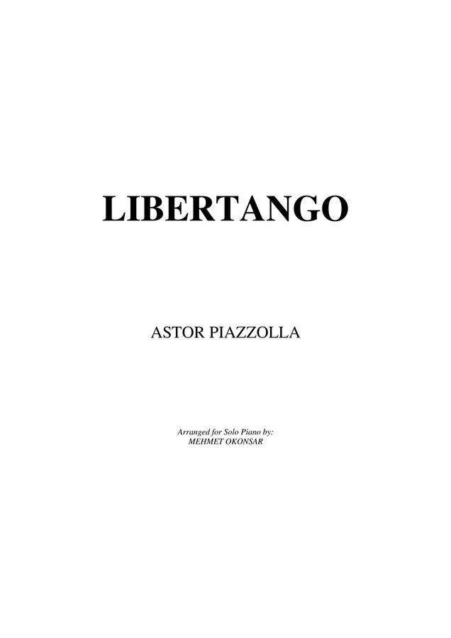 A. Piazzolla (피아졸라) - Libertango (리베르 탱고)