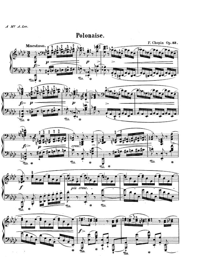 F.Chopin - Polonaise No.6