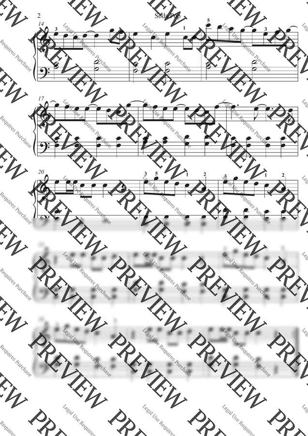 케이팝데몬헌터스 OST - Soda Pop 소다팝 ( 쉬움 / 바이엘 4 Ver )(MR 무료) by 다시 봄 piano1