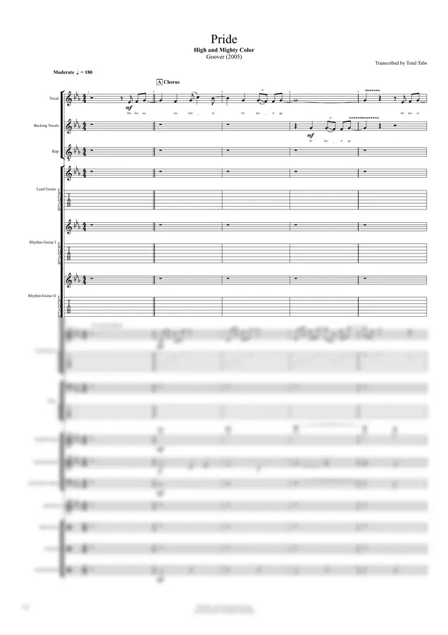 HIGH and MIGHTY COLOR - Pride (Full Score) (Mobile Suit Gundam SEED Destiny OST)