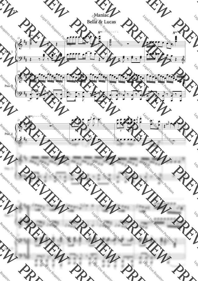 악보 > VIVIZ(비비지) Maniac by 벨라앤루카스