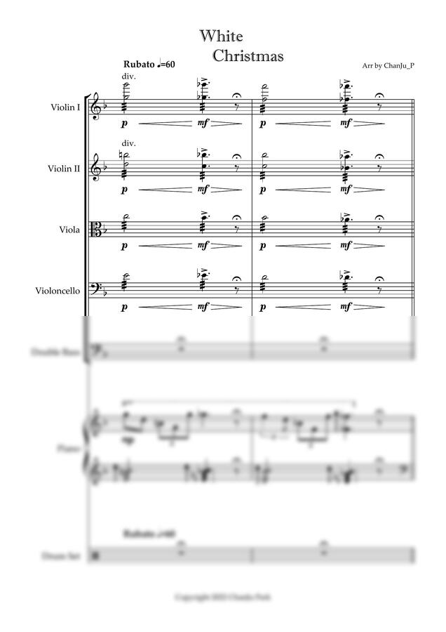 White Christmas Jazz [String Orchestra) by Mild Music0