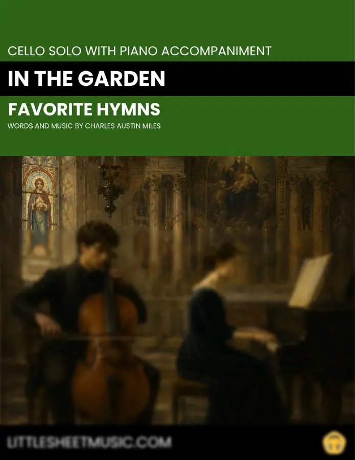 Charles Austin Miles - In The Garden (Cello Solo with Piano Accompaniment)