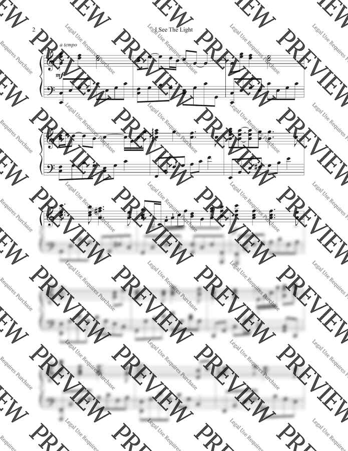 악보 > 라푼젤 OST I See The Light (풍성한 버전) by 튤리피아노