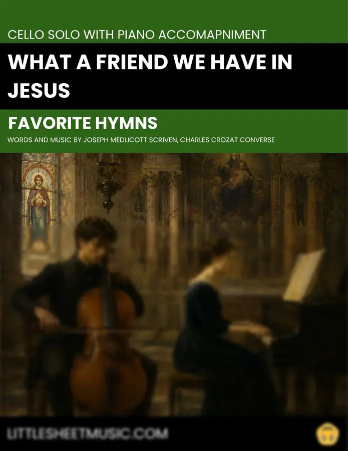 Joseph M. Scriven - What A Friend We Have In Jesus (Cello Solo with Piano Accompaniment)
