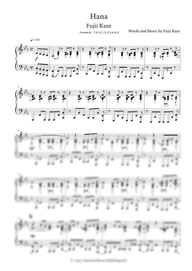 후지이 카제 - Hana (꽃) by THIS IS PIANO0