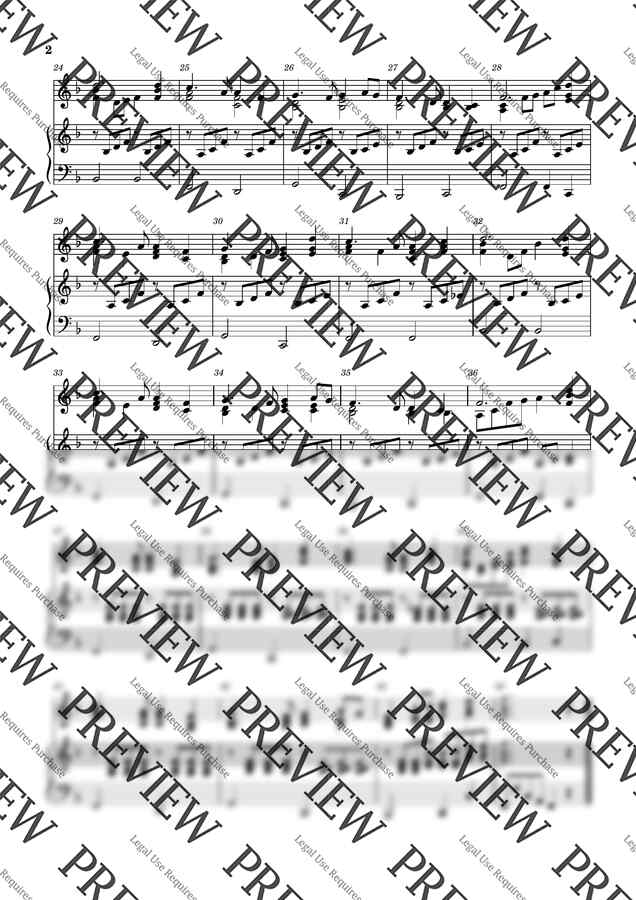 작별(Auld Lang Syne) 핸드벨 악보 by Bellplayer1