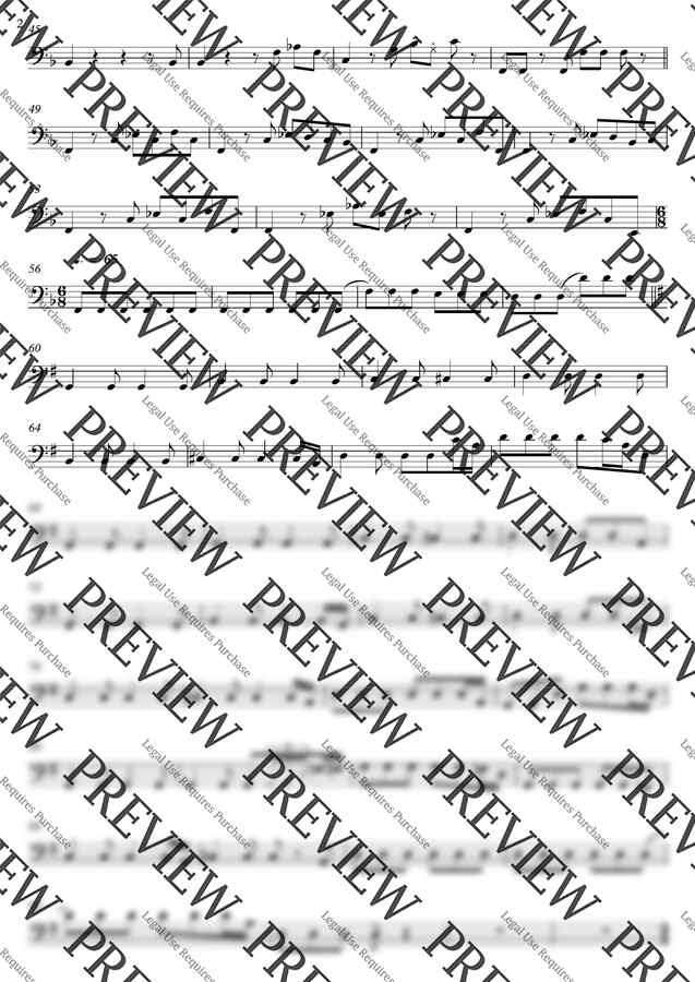 위러브 - O Come, All Ye Faithful (베이스 채보 2p) by 손민영1