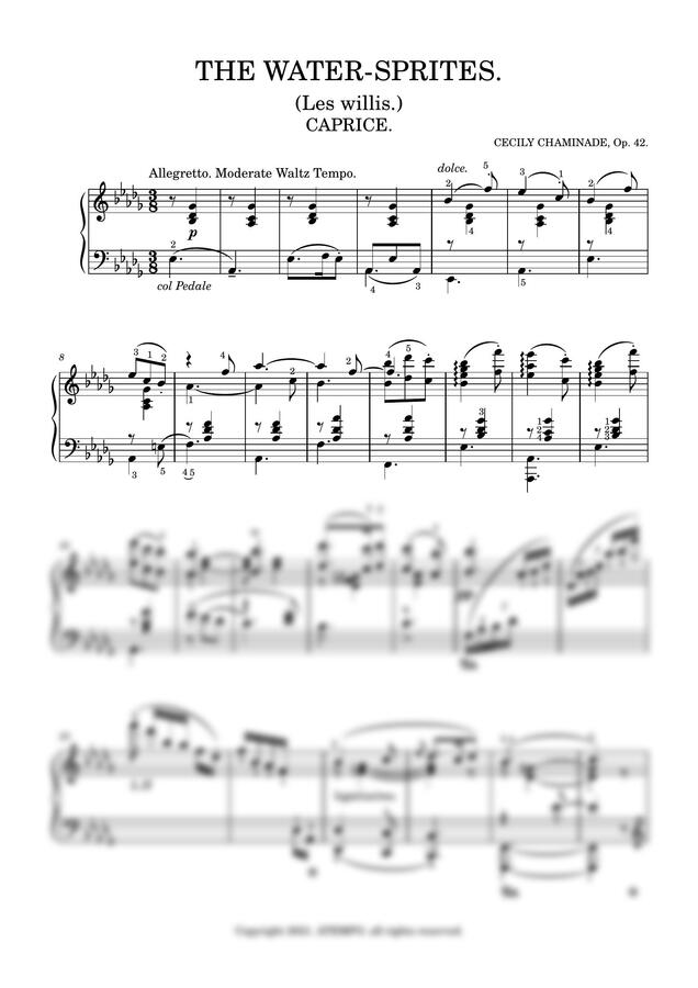 C. Chaminade - Water-Sprites