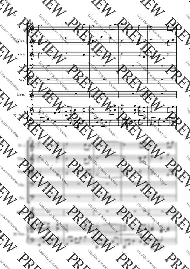 평안을 너에게 주노라-[플루트][바이올린][첼로][피아노][특송악보]1