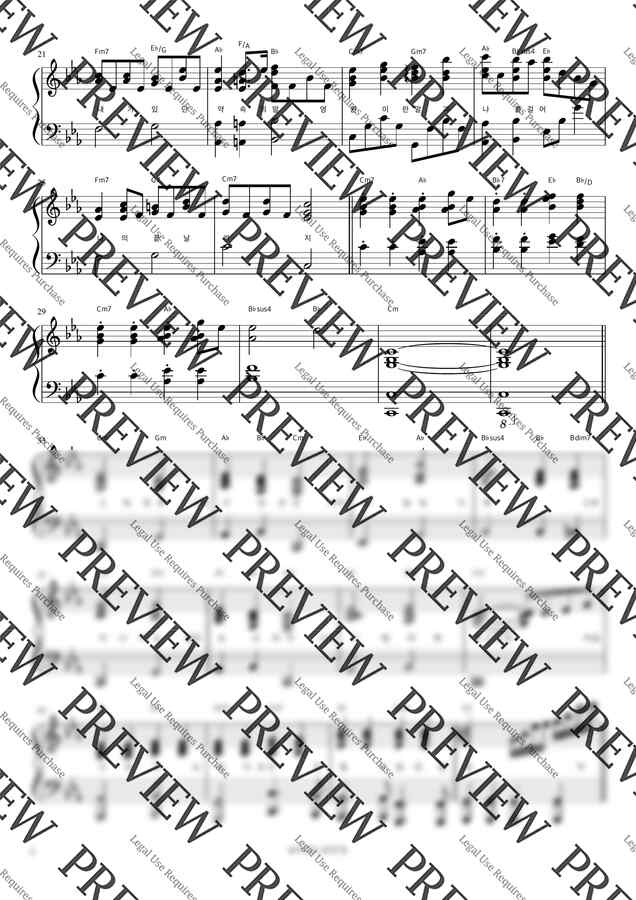 이보람(씨야) - 당신을 위하여 (반주악보) by 피아노정류장1