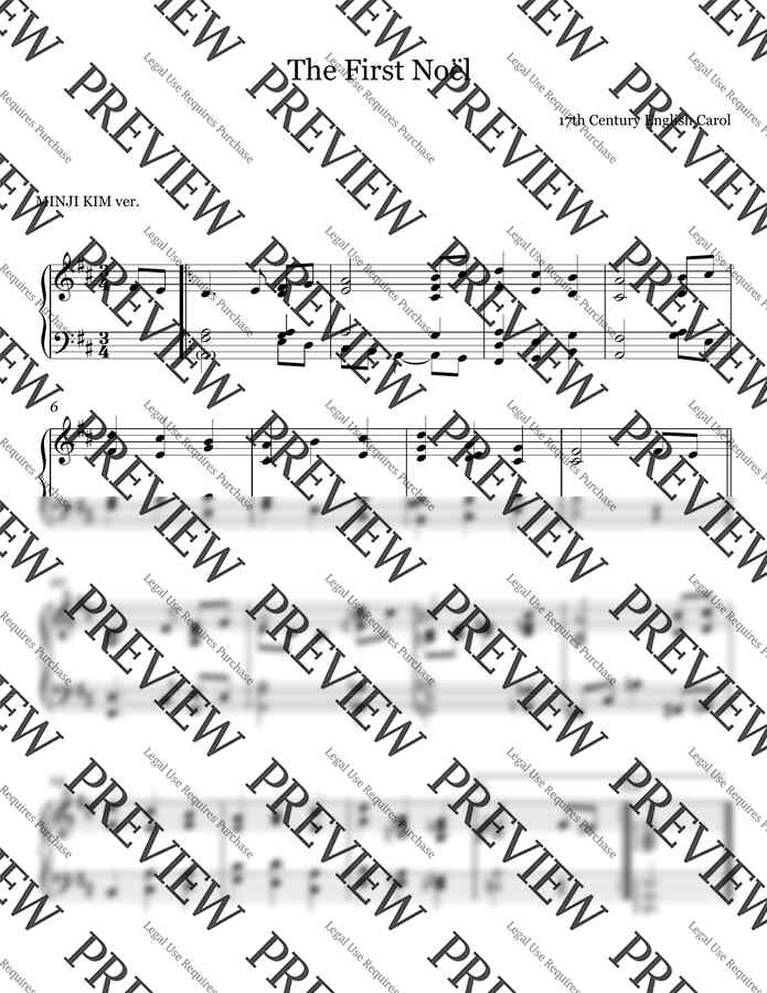 찬송가 123장 - The First Noel (저 들 밖에 한밤중에)