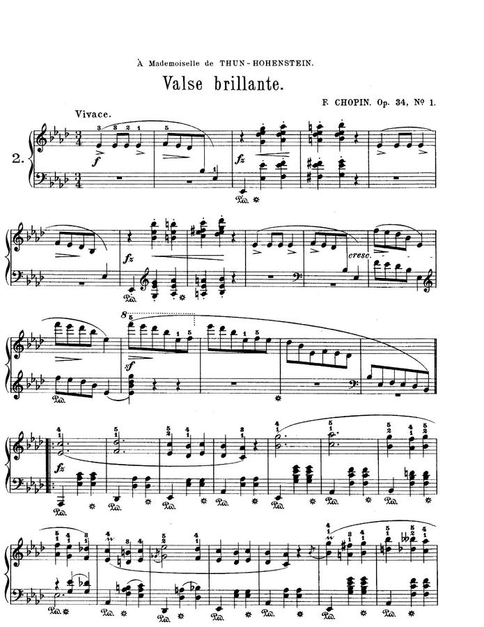 F. Chopin (쇼팽) - Waltz No.2 In A Flat Major 