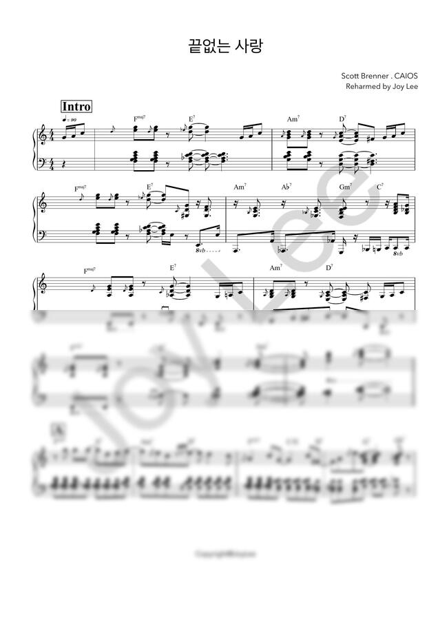 Scott Brenner - 끝없는 사랑 by Joy Lee0