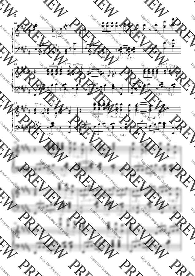 [너의 이름은 OST] RADWIMPS - Sparkle 피아노 악보 by 건반윤1