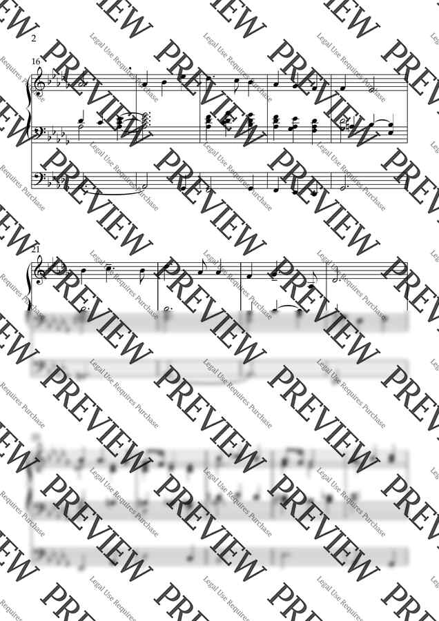 William M. Runyan (arr. Dan Miller) - 오 신실하신 주-Great Is Thy Faithfulness-오르간 전주곡-두 가지 폰트 악보 by 악보다나와1