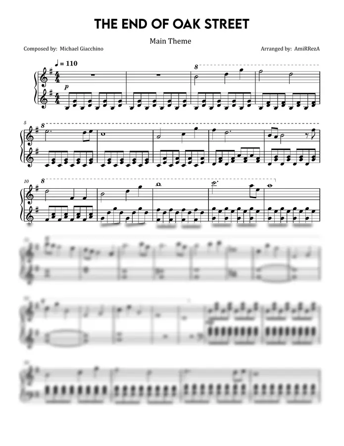AmiRRezA - Main Theme (The End of Oak Street)