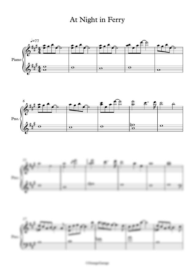 스즈메의 문단속 OST - At Night in Ferry by OrangeGarage0