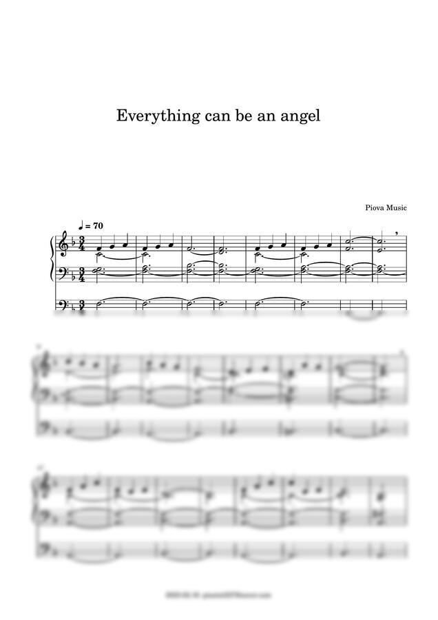 Piova Music - Everything can be an angel(오르간) (천사가 될 수 있다)