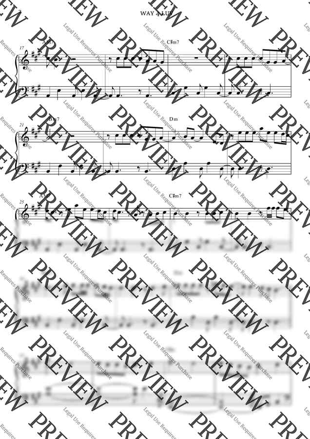 악보 > 플레이브 (PLAVE) WAY 4 LUV by P12Z4