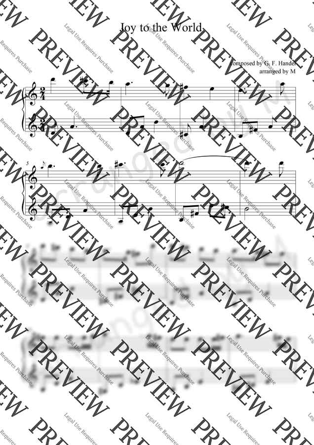 캐럴 - Joy to the World(기쁘다 구주 오셨네)(Jazz ver.) (조표X)1