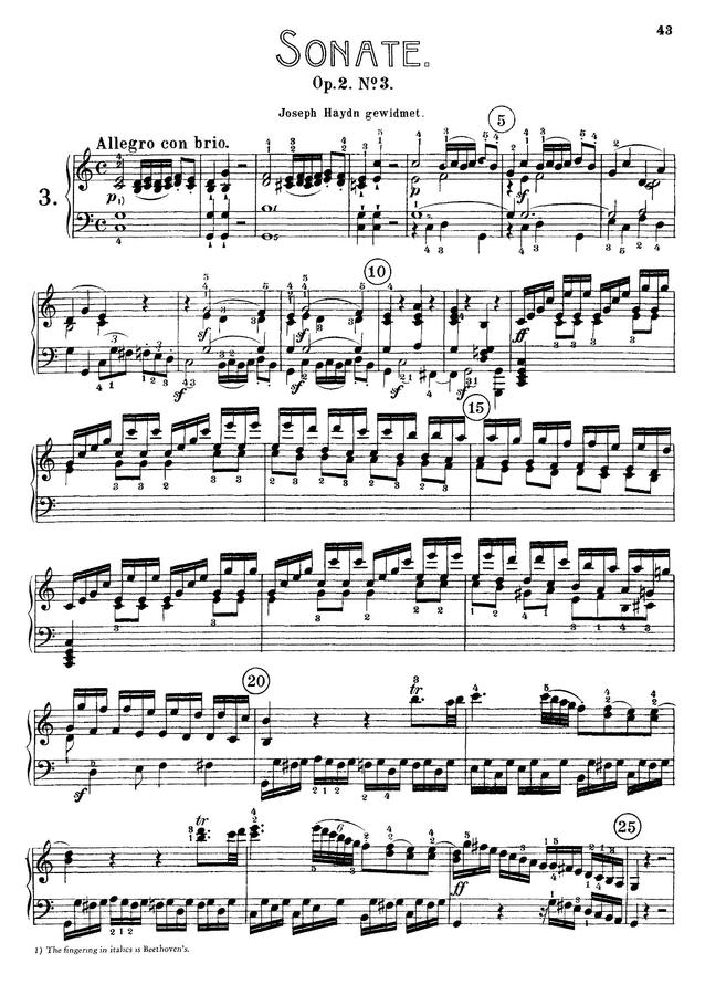 L.V.Beethoven (베토벤) - Piano Sonata No.3