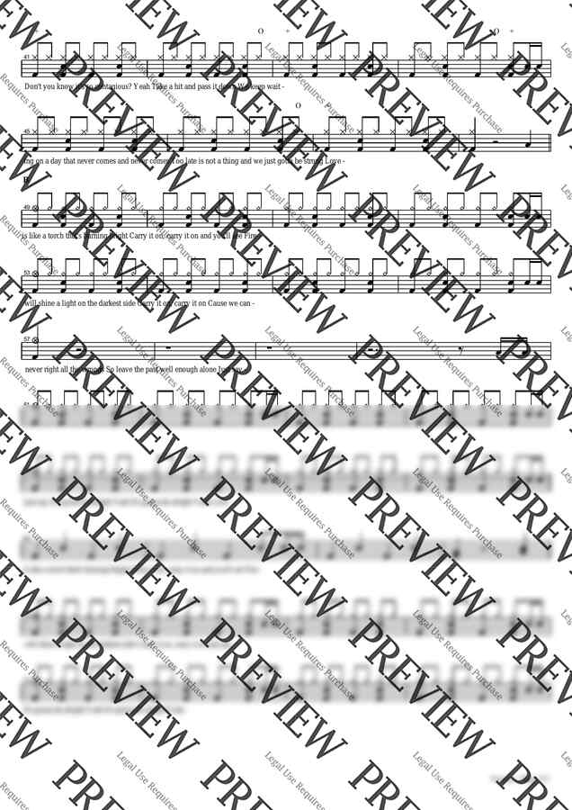 악보 > Daughtry Torches by 카피드럼