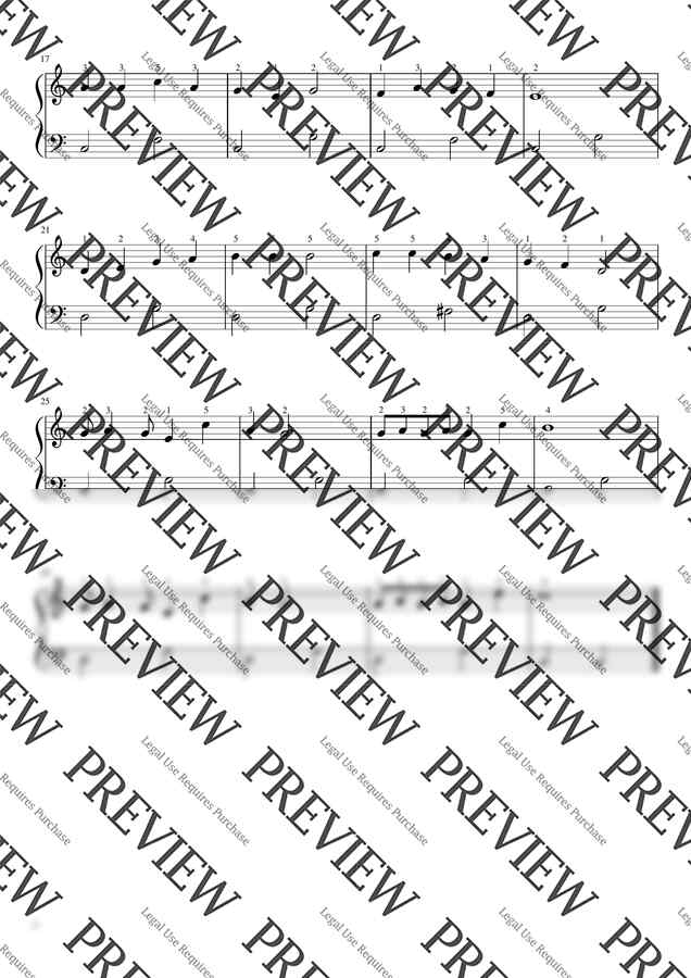 크리스마스 캐롤 - 루돌프 사슴코 (매우쉬움,바이엘) by 이지피아노1