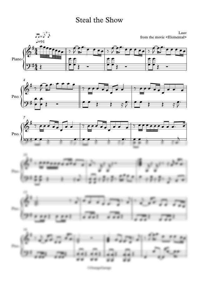 Lauv - Steal the Show (엘리멘탈 OST) by OrangeGarage0