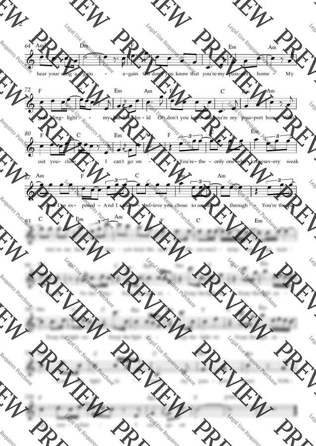 악보 > JP Cooper Passport home (Chord&Melo) by 팽꾸