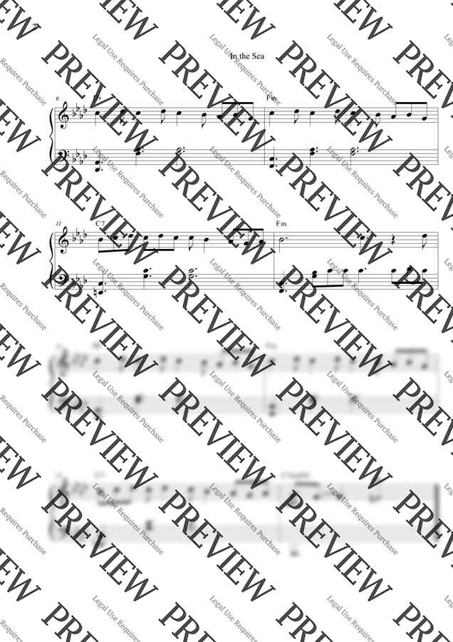 kensuke ushio - In the Sea (극장판 '체인소맨 : 레제 편' OST) (쉬운버전) by 펭귄피아노1