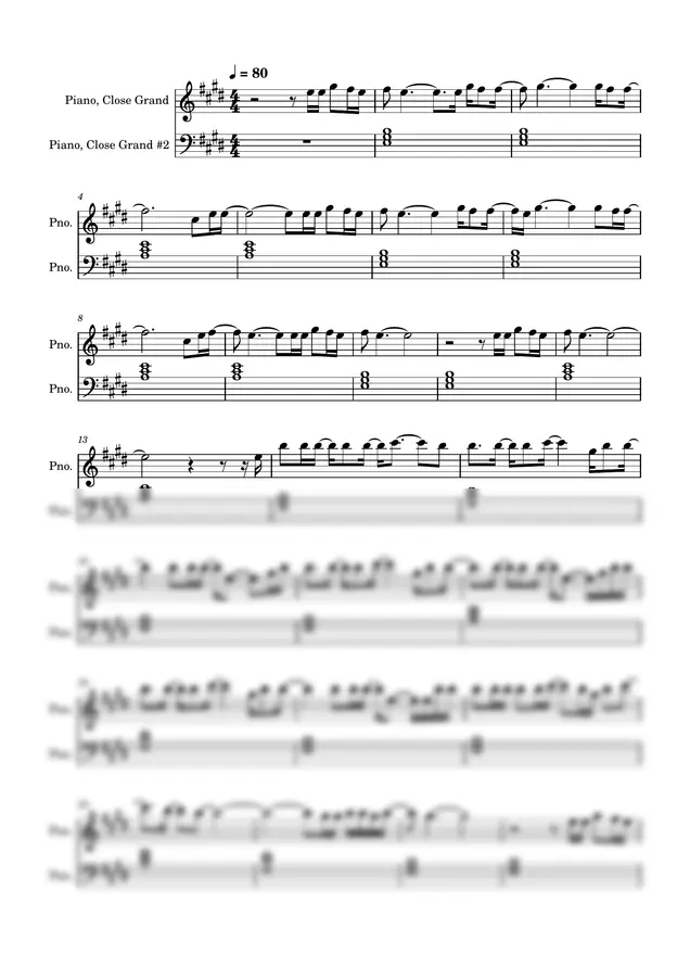 J. Michael Finley - I Can Only Imagine (PIANO SHEET)