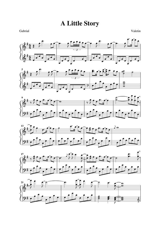 Valetin - A Little Story