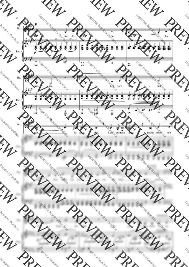 Schumann - Myrthen I. Widmung. in Db Major (Db Major) by Maro1