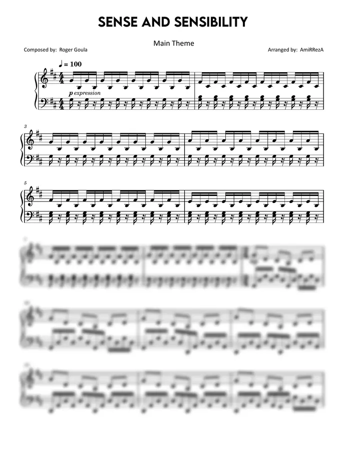 AmiRRezA - Main Theme (Sense and Sensibility)