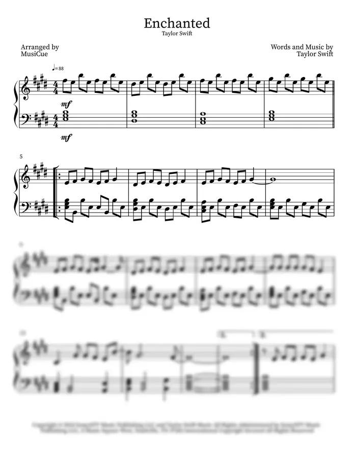Taylor Swift - Enchanted (Owl City Version)