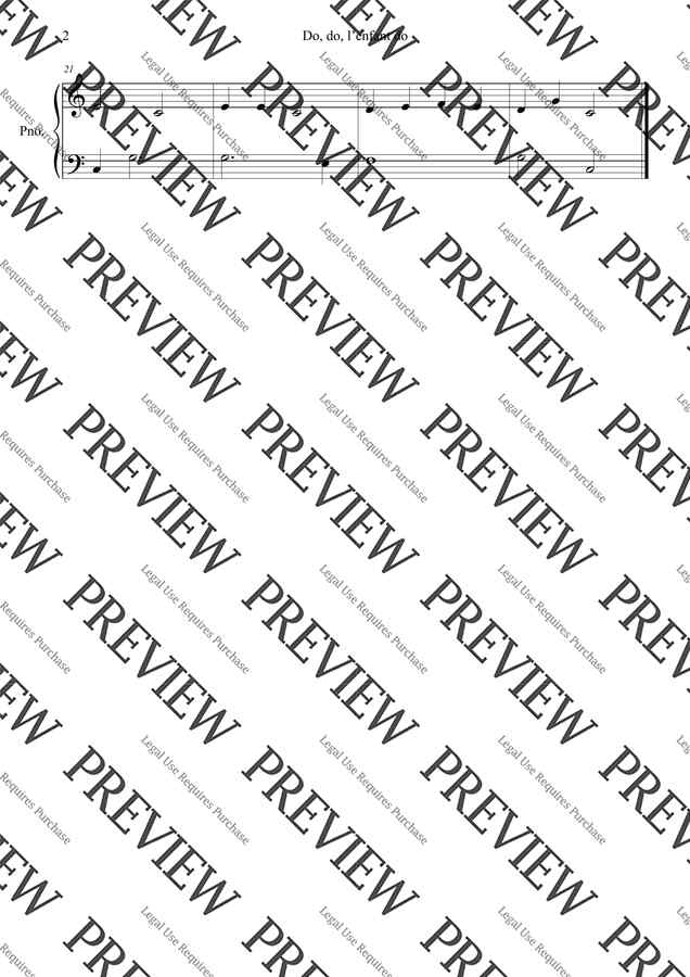 Do, do, l'enfant do (도도, 아이야) (쉬운악보) by 김경진1