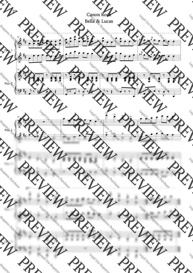 오펜바흐 - 캉캉(4hands piano ver.) by 벨라앤루카스1