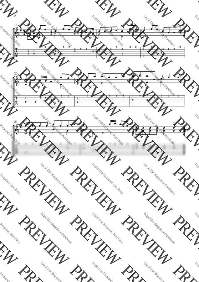 J.Fla - 차원을 넘어 (신비아파트 OST) / 기타 악보 (easy ver.) by Pianoful1